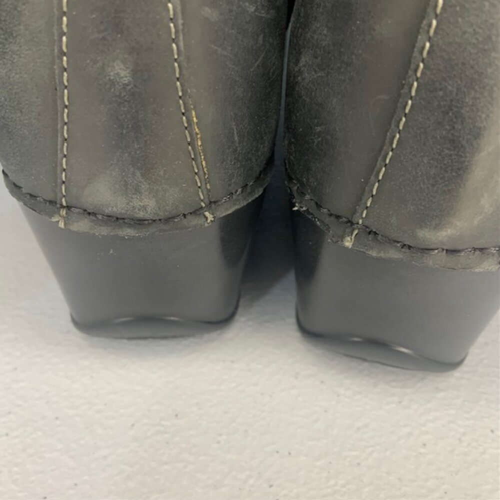 Dansko Stormy Leather Shearling Lined Clog Boots Cabin Core Size EU 37 US 6.5- 7 - Picture 8 of 11